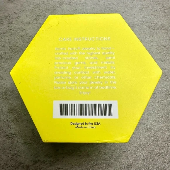 Bomb Party Pink Teardrop Halo Earrings - Picture 3 of 3